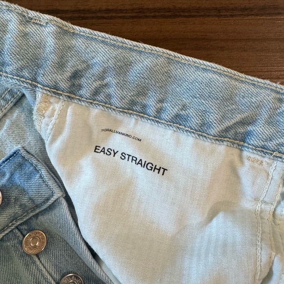 7 for All Mankind Easy Straight jeans size 26 - Picture 5 of 6